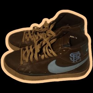 Nike Blazer High Premium Barnstomer 2007 Brown/Light Blue